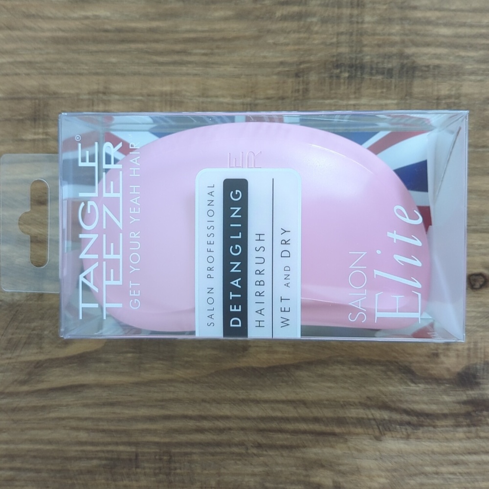 Tangle Teezer Salon Elite Detangling Hairbrush Wet and Dry - Pink and Purple
